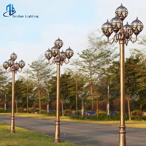 Lampe de jardin LED moderne, lampadaire <span class=keywords><strong>extérieur</strong></span>, poteau à haut mât, éclairage décoratif pour centre commercial, éclairage routier, poteau d'éclairage - Product Image 3