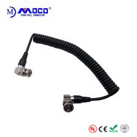 Câble coaxial mâle vers BNC SDI, cordon vidéo HD à Angle droit BNC avec ressort, pour caméra Blackmagic, mm