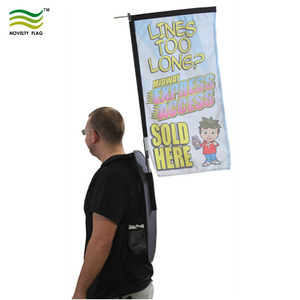 Hình Chữ X Ba Lô Cờ Biểu Ngữ Quảng Cáo Đi Bộ Giọt Hình Chữ Nhật Lưỡi Khuyến Mại Cờ & Biểu Ngữ - Product Image 4