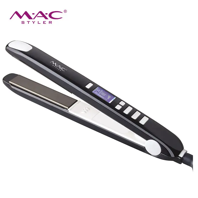 नैनो प्लेटें तेजी से बाल straightener काले इलेक्ट्रिक ताला तापमान बाल straightener और बाल straightener लोहा सिरेमिक