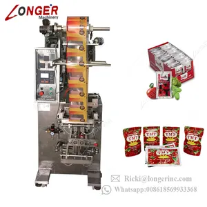 Factory Supply Hot Saus Shea Pindakaas Vullen Datum Moer Pasta Zakje Verpakking Apparatuur Tomatenketchup Verpakkingsmachine