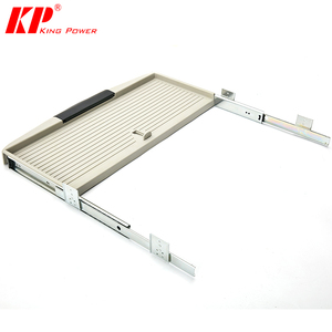 <span class=keywords><strong>Plateau</strong></span> coulissant <span class=keywords><strong>pour</strong></span> clavier et ordinateur, extension complète <span class=keywords><strong>pour</strong></span> meubles de bureau, roulement <span class=keywords><strong>à</strong></span> billes, 1 pièce - Product Image 3