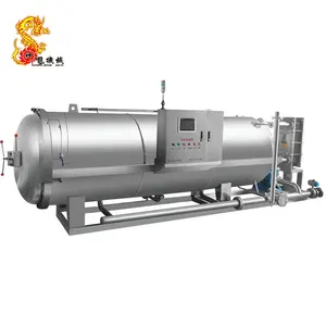 Steam Retort Machin Hot Water Circulation Dairy Food Egg Sterilization Steam Retort Machine