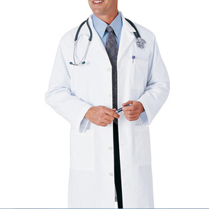 <span class=keywords><strong>Camice</strong></span> da laboratorio di Design in <span class=keywords><strong>cotone</strong></span> <span class=keywords><strong>bianco</strong></span> per uniforme ospedaliera - Product Image 4