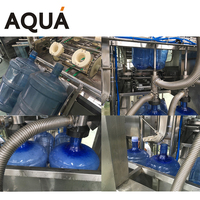 Máquina Automática para Lavar y Llenar Barriles Nuevos y Reciclados de 5 Galones (18,9 Litros) con Línea de Llenado de Agua