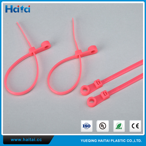 Haitai Muestra Libre Nylon 66 94V-2 Lazos del Cierre Relámpago Auto Bloqueo Lazos Montable Head Cable - Product Image 1