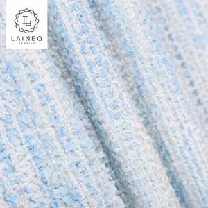 China personalizado azul hermoso tejido cardado de <span class=keywords><strong>lana</strong></span> tejido Tweed - Product Image 5