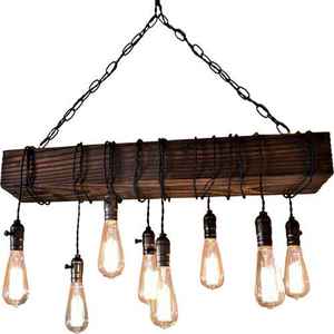 Lampe LED suspendue Vintage en ciment, lustre de loisirs, de Style Pastoral - Product Image 1