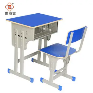 Luoyang YUDINGXIN school furniture classroom student study single desk height adjustable lift training desk and chairs
