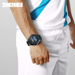 Prezzo delle azioni Skmei 1333 In acciaio inox Orologi Da Uomo originale Orologio Binario Marmellata Tangan Digitale e Quarzo - Product Image 6