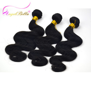 Angelbella pelo indio extensiones proveedor por mayor de materia prima sin procesar Virgen pelo humano indio Natural - Product Image 2