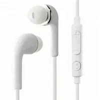 Toptan cep telefonu kulaklık 3.5mm Jack evrensel kulak TPE kulaklık Mic ile müzik kontrol cihazı Samsung S4 J5