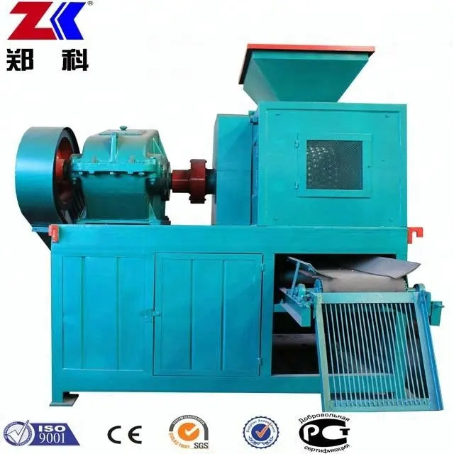 8 ton per hour silicon carbide briquetting machine/metal chips ball press machine/iron powder briquette making machine