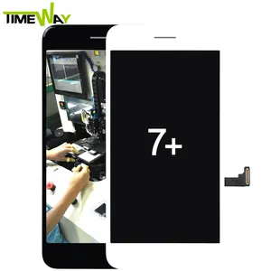 מבחן 100% 1 שנה אחריות עבור iphone 7 בתוספת lcd עצרת לאייפון 7 בתוספת 128 gb, lcd digitizer עבור iphone 7 בתוספת