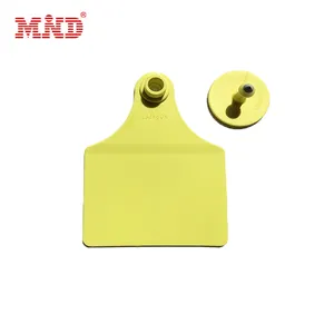 Livestock ICAR plastic laser animal rfid ear tag for cattle