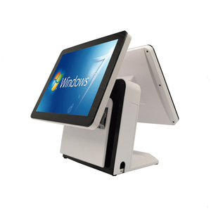 プラスチックカバー15インチ1024*768窓<span class=keywords><strong>Android</strong></span>デュアルスクリーンPOSシステム - Product Image 3