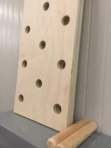 Premium Wooden Climbing Pegboard Games For Parkour And Indoor Sports Training