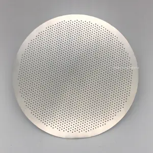 Disque filtre à café en acier inoxydable, taille de trou 0.2mm épaisseur 0.2mm 1 pièce