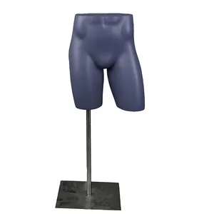 Glasvezel mannelijke opknoping onderlichaam torso hip mannequins voor ondergoed display