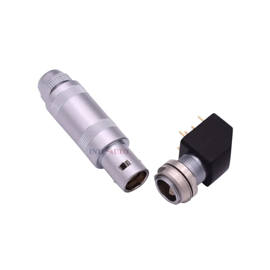 TFA macho y ZXP codo hembra 0S 1S 2, 3, 4, 5, 6 pines de baja tensión de cerradura de empuje cable de alimentación conectores