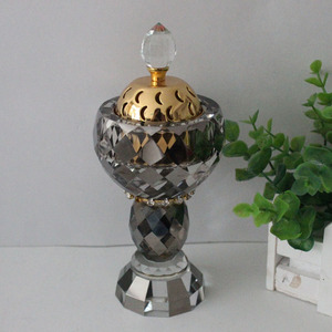 Cristal <span class=keywords><strong>bakhoor</strong></span> brûleur <span class=keywords><strong>encens</strong></span> arabe pour la chambre - Product Image 5