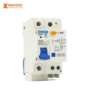 interruttore hot sell RCBO 1P circuit breaker 2019 15A 20A 30A 40A 50A 63a