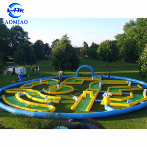 Mới Cho Năm 2018 Một Inflatable 9 Lỗ Mini Golf Challenge Inflatable Golf Course - Product Image 4