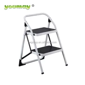 En14183 Grote Korting Ladderstoel 25*0.9Mm Buis Metalen Kruk Stalen Vouwladder