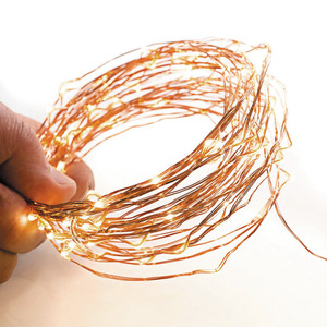 Cable de cobre blanco cálido/RGB, 5M, 10M, 50/100led, 5V, para Navidad, festival, fiesta de boda, miniluz led decorativa para interiores - Product Image 2