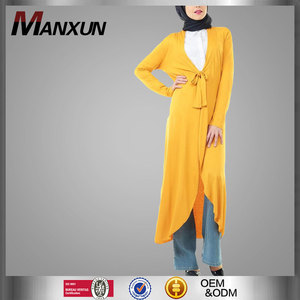 Ropa Al Por Mayor Vestidos de Las Mujeres Abaya islámico Pakistán Nudo Señoras Largas de La Rebeca - Product Image 1