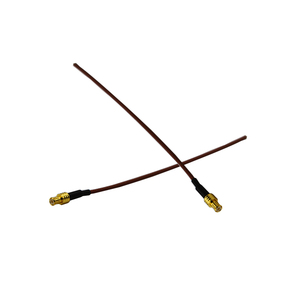 N ángulo derecho macho a 7/6 DIN hembra coaxial RF enlazador con RG214 RF cable coaxial - Product Image 3