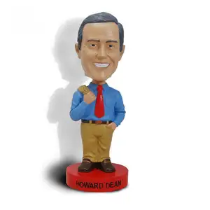 Wholesale custom made plastic bobble head dolls /gentlemen figure statue for home office decoration gift