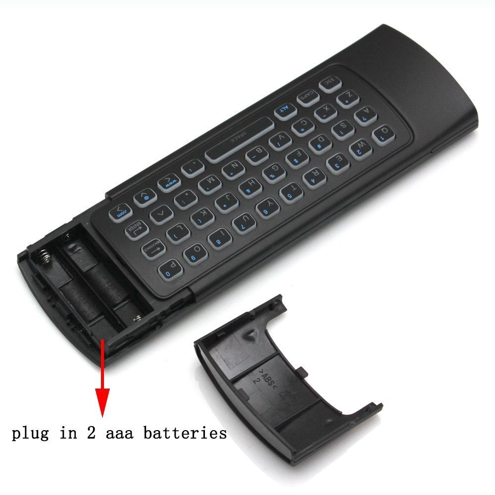 MX3 Rétro-Éclairé 2.4G Fly Air Souris et Clavier Sans Fil avec Touchpad