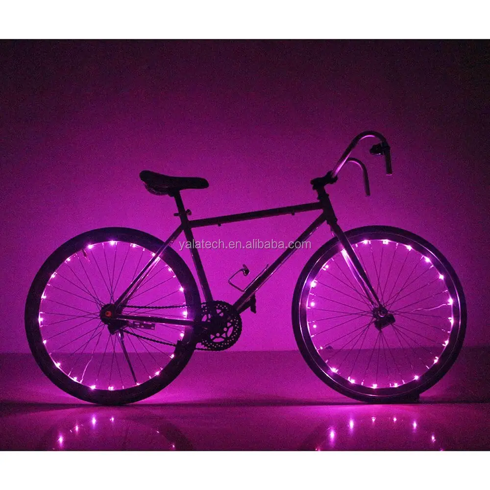 Sinohamm USB recargable bicicleta con cadena de luces ciclismo de luces de bicicleta ligero accesorio