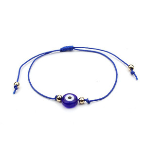 Rosso corda tessuto promozionale braccialetto occhio braccialetto tessuto promozionale paio braccialetto - Product Image 2