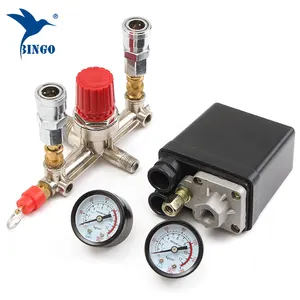 Válvula de controle e interruptor de pressão, regulador de medição e pressão