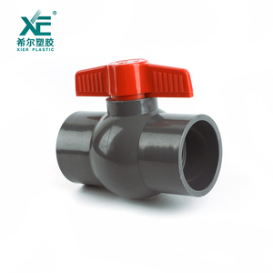 전문 품질 나비 핸들 <span class=keywords><strong>pvc</strong></span> 소형 볼 밸브 - Product Image 1