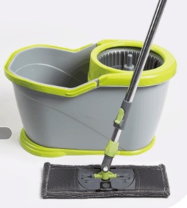 Hộ gia đình nhà bếp làm sạch các mặt hàng 360 xoay quay lau xô thiết lập với Máy vắt - Product Image 1