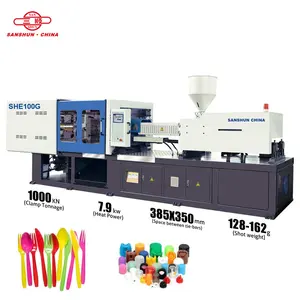 Sanshun High Efficiency Servo Motor Energy Saving Injection Machine, 100 ton Injection Moulding Machine Price