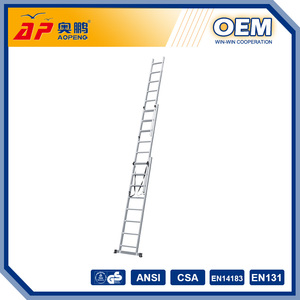 Escalera Telescópica de Aluminio Multifuncional de Excelente Estabilidad y Capacidad de Carga de 150 kg para Obras de Construcción - Product Image 5