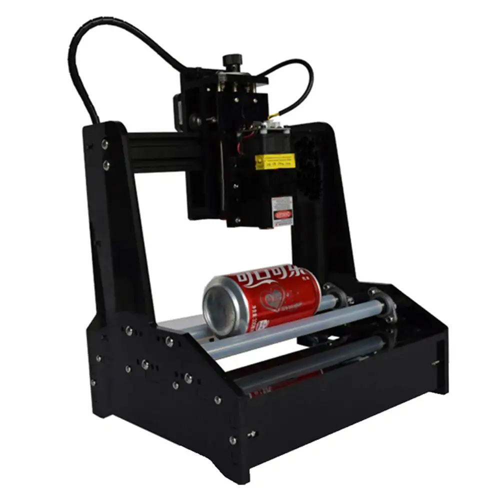 Hot Sale Curvo Varredura A Laser Da Gravura Máquina de Corte Plotter Impressora de Rotação Precisa 15W 450nm Laser Velocidade da Gravura