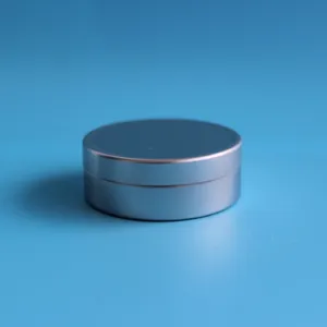 Latest design Aluminum Round Cosmetics Tin Can Wax Tin Box