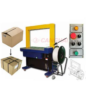 High speed carton case package Automatic/Semi-automatic PP strapping machinary