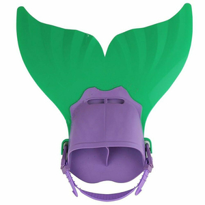 Offre Spéciale Filles Enfants <span class=keywords><strong>Sirène</strong></span> Rose Aileron <span class=keywords><strong>de</strong></span> Bain <span class=keywords><strong>Queue</strong></span> Monofin Nageoires Piscine Natation Cadeau - Product Image 6