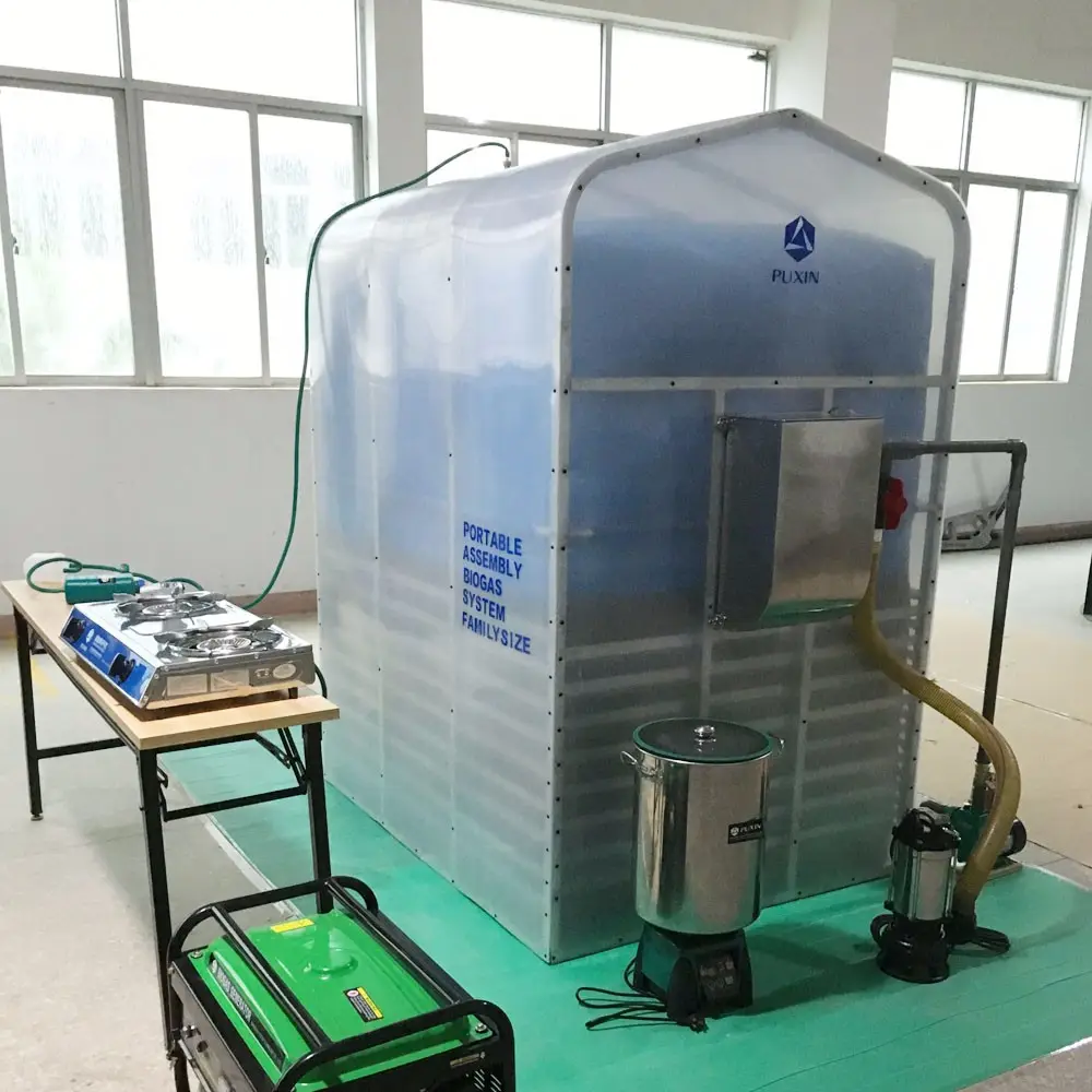 Puxin Kleine Bio Gas Plant Te Produceren Biogas Voor Dagelijks Koken