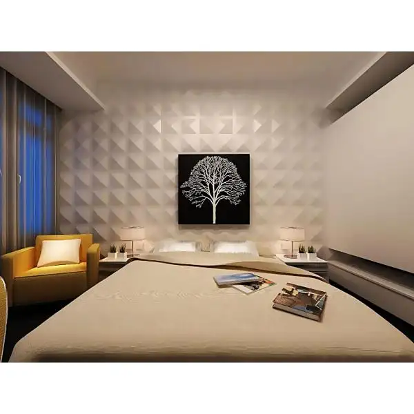 Домашнее украшение, настенное покрытие из ПВХ, серые настенные панели 3d для гостиной, 3d обои