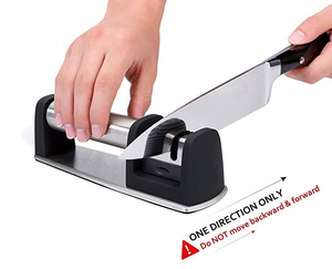 Affûtage diamanté en 2 étapes avec tige en céramique-<span class=keywords><strong>Couteau</strong></span> d'affûtage à base antidérapante - Product Image 2