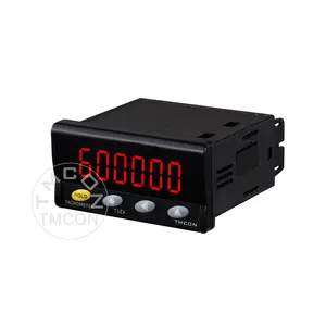 T3ZX Pengukur Frekuensi Denyut Kecepatan Linier, Takometer Digital Panel 36*72Mm dengan Output Relay Alarm