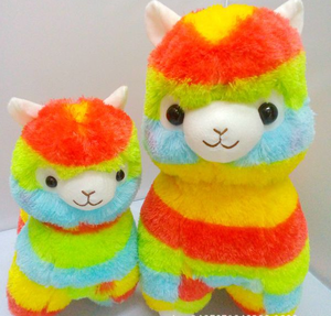 Colorido forma ovejas alpaca de <span class=keywords><strong>peluche</strong></span> de felpa juguetes - Product Image 1