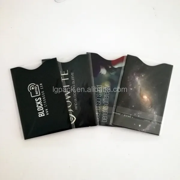 Offset printed card cover with RFID Blocking